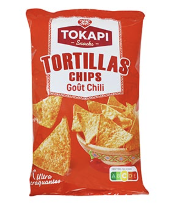 Tokapi tortillas chips gout chili
