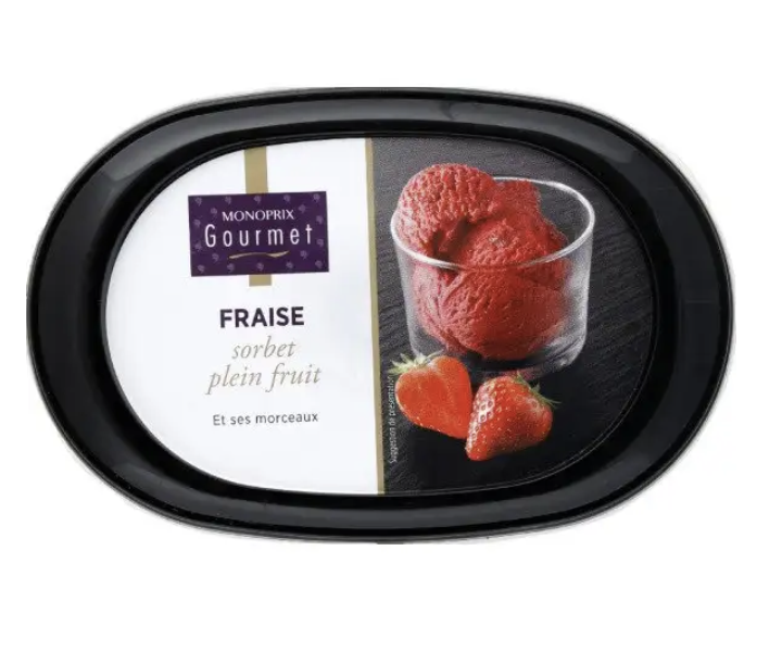 Monoprix gourmet - Sorber fraise